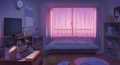 Vtuber cozy room background - Stream scene set -  Dusk theme v1